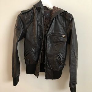 Nollie faux leather jacket small